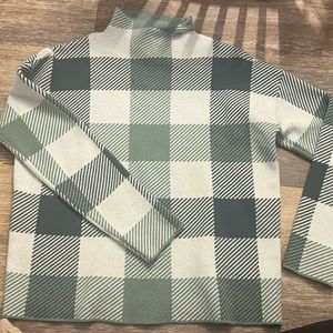 Plaid turtleneck